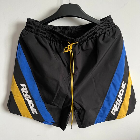 Rhude Black Sports Shorts